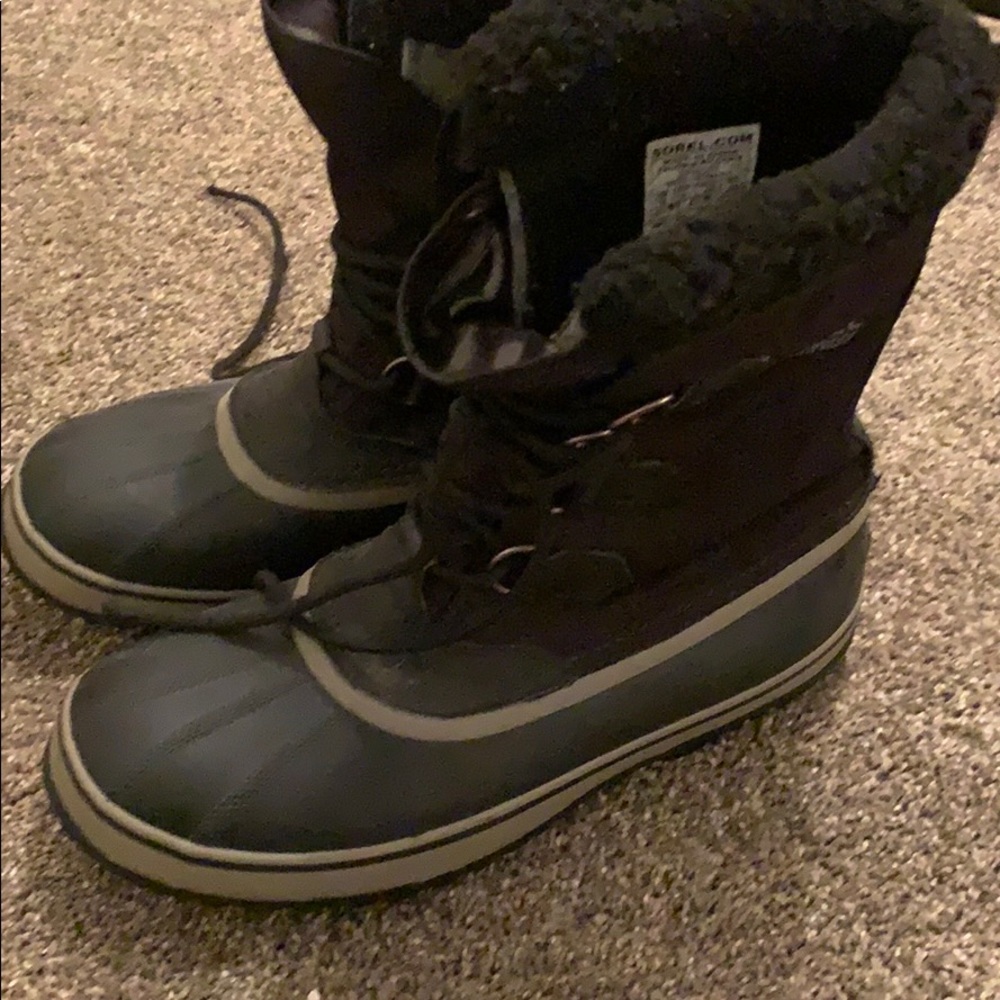 Sorel Black and Brown Men's Boots